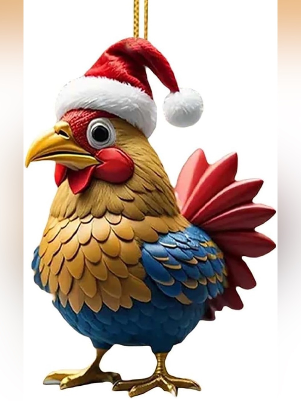 Amazon Christmas Chicken Ornaments Funny Chicken Rooster Hens